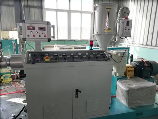 16-63mm PP PE Tek Duvar Oluklu Boru Yapma Makinesi Ekstrüzyon Hattı