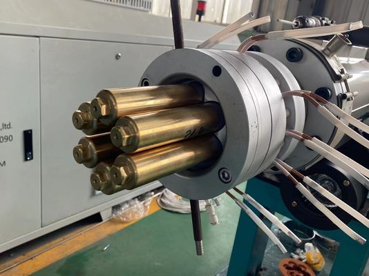 PE / PVC için Siemens Çok Delikli Ekstrüzyon Plastik Boru Üretim Hattı