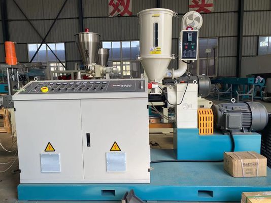 Su Temini Plastik Boru / Boru Borusu İçin Tek Vidalı Hdpe Boru Ekstrüzyon Hattı