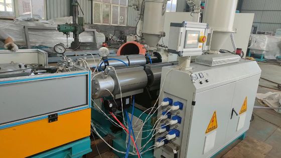 Esnek Plastik HDPE Taze Hava Çift Duvar Oluklu Boru Ekstrüzyon Hattı