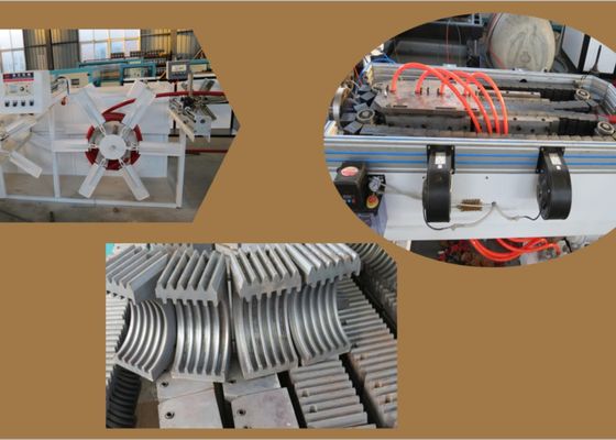 PP PVC 800mm Çift Duvar Oluklu Boru Ekstrüzyon Hattı