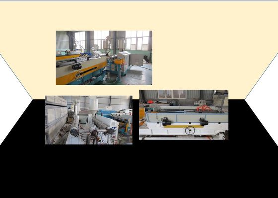 PE PA 60mm Plastik Boru Ekstrüzyon Makine