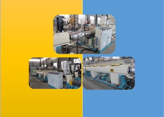 CE SS Çift Vidalı PPR HDPE Oluklu Boru Makinası