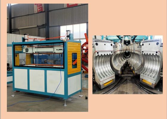 PLC PVC PP PE 400mm Oluklu Boru Ekstrüzyon Hattı