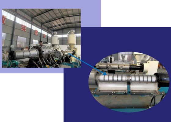HDPE Çift Duvar Oluklu Boru Üretim Hattı ID200mm ID600 mm