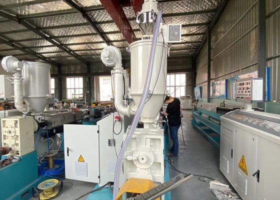 10-32mm Tek Duvar Oluklu Boru Ekstrüzyon Hattı PE/PP Plastik