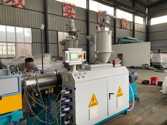 32-110mm Çift Duvar Oluklu Boru Ekstrüzyon Hattı Yapma Makinesi