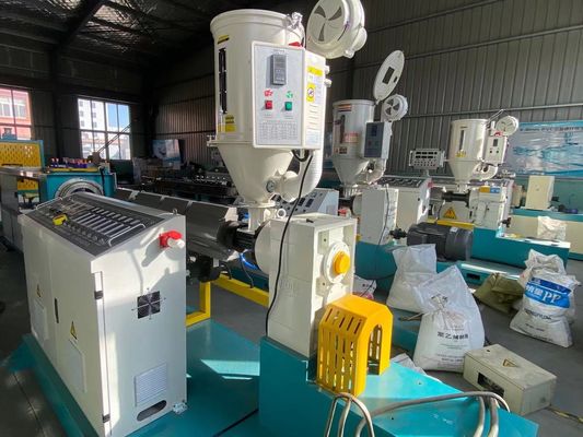 50-110mm Tek Duvar Oluklu Yıkayıcı Boru Ekstrüzyon Hattı PP PE