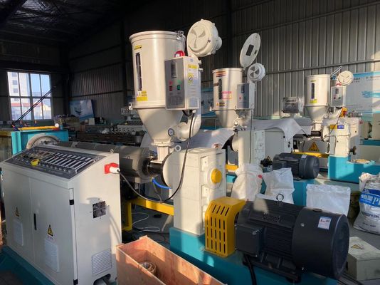 40-100mm PE Karbon Fiber Plastik Boru Üretim Hattı Makinası