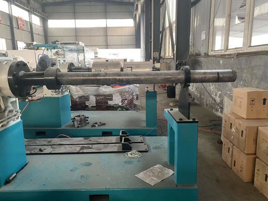 300kg / h Tek Vidalı Ekstruder Makinesi Plastik PE Boru Üretim Hattı