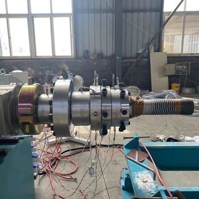 PVC Boru Tüp Boru için Otomatik Konik İkiz Çift Vidalı Ekstruder Makinesi