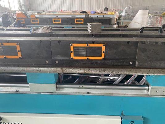 Plastik PE PVC Tek / Çift Duvar Oluklu Boru Üretim Hattı Ekstrüzyon Hattı