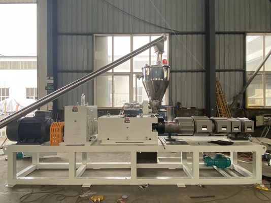 Plastik Çift Vidalı Ekstruder Elektrik Kanalı Drenaj PVC Boru Ekstrüzyon Hattı