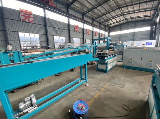 Yüksek Hızlı Plastik Oluklu Boru Ekstrüzyon Hattı Körük Kalıplama Makinesi