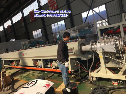 Elektrik Boru Teli için HDPE PE PPR UPVC CPVC PVC Oluklu Boru Üretim Hattı