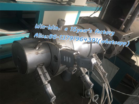 Plastik PPR HDPE PVC Oluklu Boru Boru için Tek Çift Vidalı Ekstrüzyon Hattı