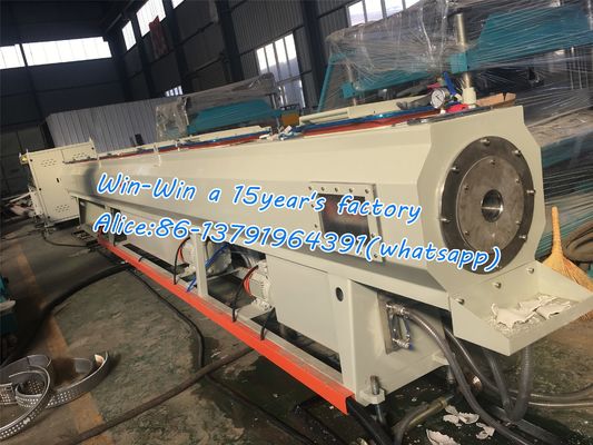 Plastik PPR HDPE PVC Oluklu Boru Boru için Tek Çift Vidalı Ekstrüzyon Hattı