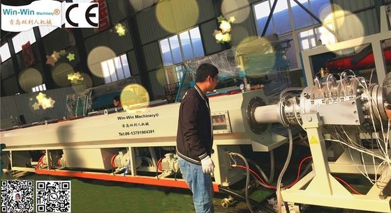 Elektrik Borusu PVC Boru Ekstrüzyon Üretim Hattı Derin Vida