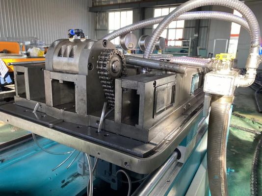 PE PVC Tek Duvar Oluklu Boru Makinesi Plastik Teleskopik Boru Üretim Hattı