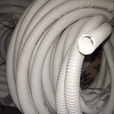 PVC Beyaz Alev Geciktirici Tek Cidarlı Oluklu Boru Ekstrüzyon Hattı