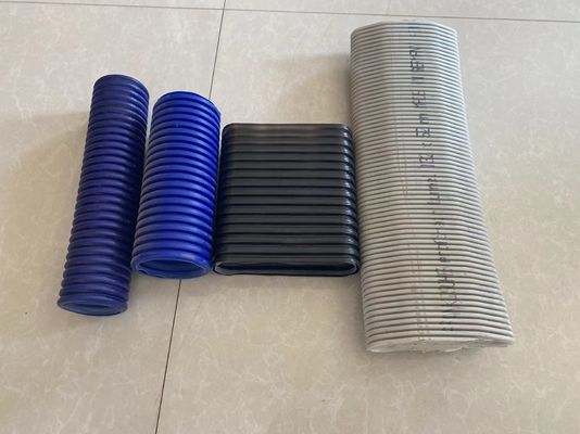 Esnek Plastik HDPE Taze Hava Çift Duvar Oluklu Boru Ekstrüzyon Hattı