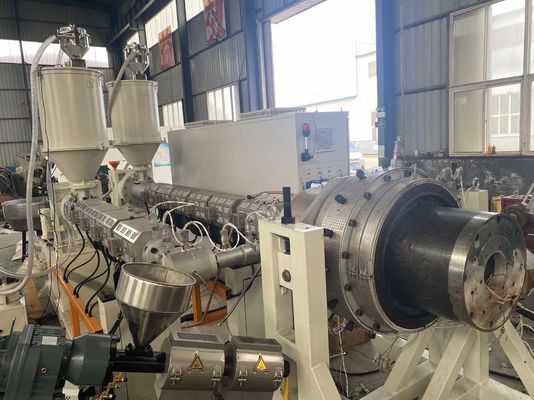 Üç Katmanlı HDPE Ko-Ekstrüzyon Su Temini HDPE Boru Ekstrüzyon Hattı Yapma Makinesi