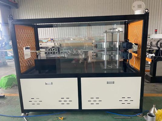 Yüksek Kaliteli HDPE Vakum Şekillendirme Diş Açma Tek Duvar Oluklu Boru Ekstrüzyon Hattı