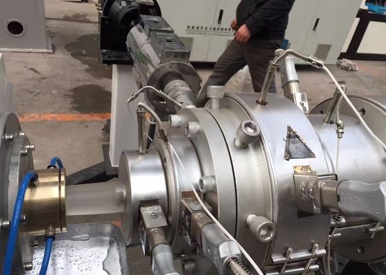 400-630mm Yüksek Hızlı Tek Duvar Oluklu Boru Ekstrüzyon Hattı