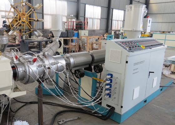 315mm 450kg / H Oluklu Pp Boru Üretim Hattı
