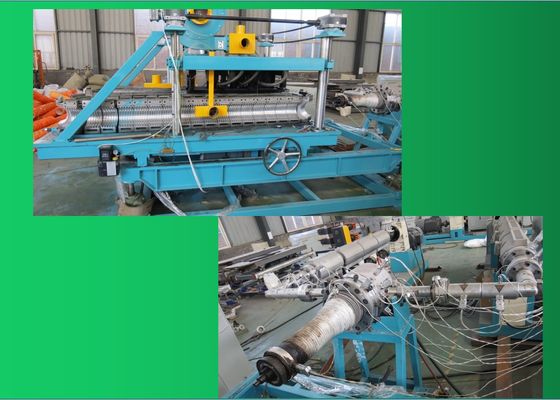PP PVC 800mm Çift Duvar Oluklu Boru Ekstrüzyon Hattı