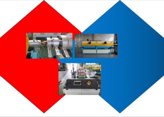 LDPE PVC 130mm Plastik Oluklu Boru Makinası
