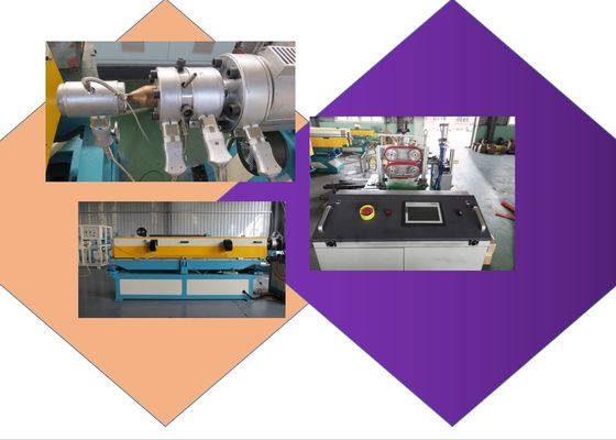 Tek Duvar HDPE 550mm Plastik Oluklu Boru Makinası