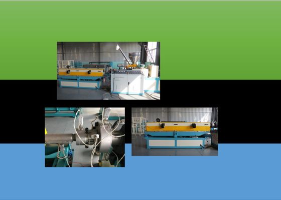 Plastik HDPE Boru Kablo Oluklu Boru Ekstruder Üretim Hattı