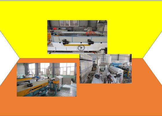 İki Boşluklu UPVC 56mm Plastik Boru Ekstrüzyon Hattı
