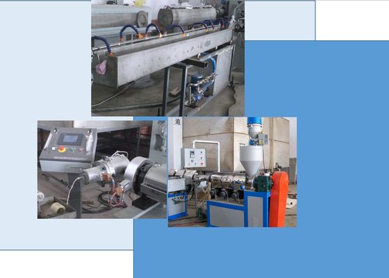 PP HDPE Çelik Tel Takviyeli Hortum Ekstrüder Makinesi / Esnek Boru Makinesi