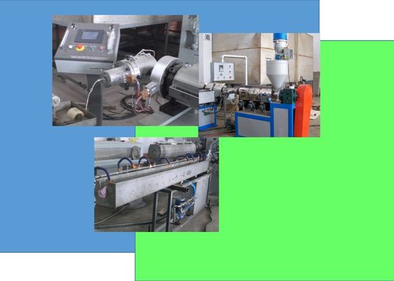 PP HDPE Çelik Tel Takviyeli Hortum Ekstrüder Makinesi / Esnek Boru Makinesi