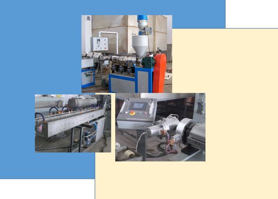 PVC Spiral Çelik Tel 650kgh Esnek Boru Makinesi