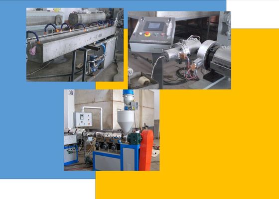 PVC Spiral Çelik Tel 650kgh Esnek Boru Makinesi