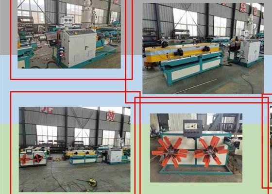 Su Tahliyesi Derin Vidalı PE 800mm Oluklu Boru Ekstrüzyon Hattı