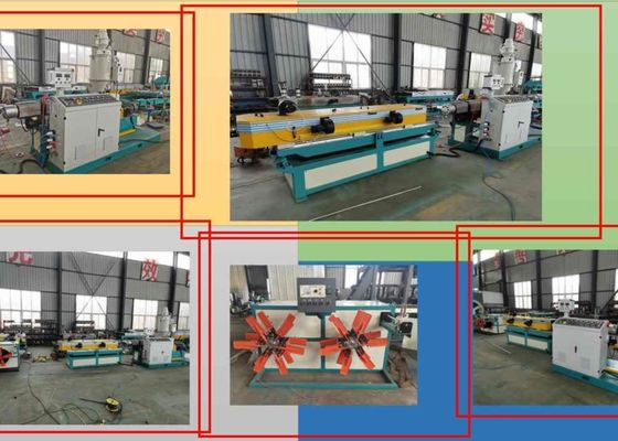 Su Tahliyesi Derin Vidalı PE 800mm Oluklu Boru Ekstrüzyon Hattı