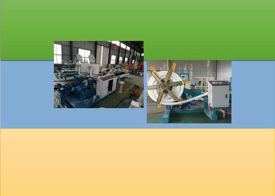 65kw 150kg / H PE Çift Duvar Oluklu Boru Ekstrüzyon Hattı