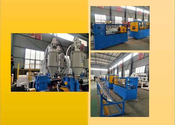 CE SS Çift Vidalı PPR HDPE Oluklu Boru Makinası