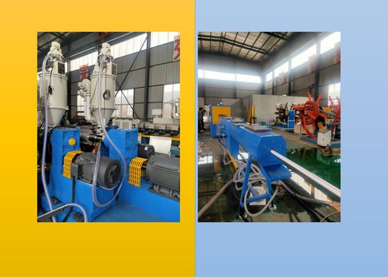 250kgh PLC Derin Vidalı HDPE Oluklu Boru Ekstrüzyon Hattı