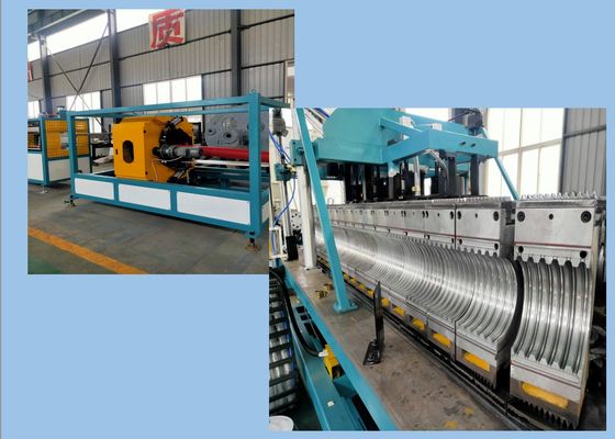 Tek Vidalı PVC 800mm Oluklu Boru Ekstrüzyon Hattı