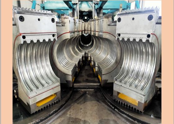 PLC PVC PP PE 400mm Oluklu Boru Ekstrüzyon Hattı