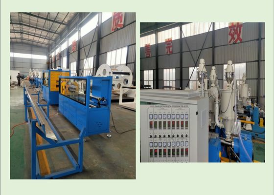 Tam İç içe PVC Oluklu Optik Kanal Ekstrüzyon Hattı
