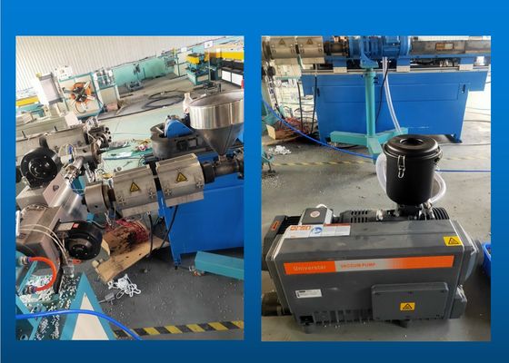 Tek Vidalı 270kg / H Kablo Ceketi Ekstrüzyon Makine