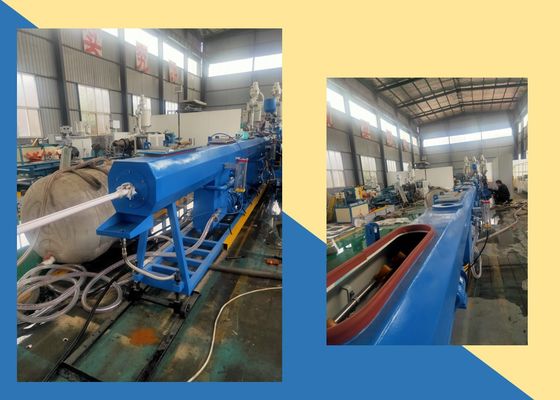 3 Kat 12m/Dk 8KN HDPE Boru Ekstrüzyon Hattı Tek Vidalı