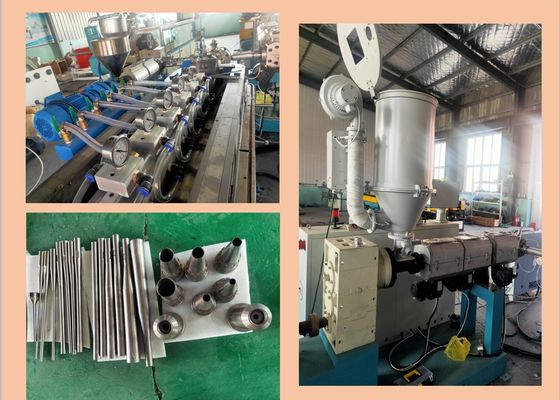40r / Min PVC Oluklu Boru Ekstrüzyon Hattı 18.5kw