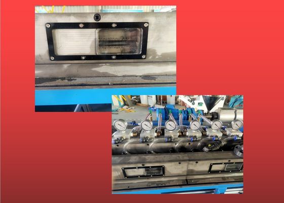 Tek Vidalı 500mm Oluklu Boru Ekstrüzyon Hattı 1200kg / H